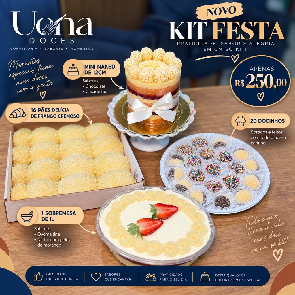 Kit Festa com Pães Delícia
