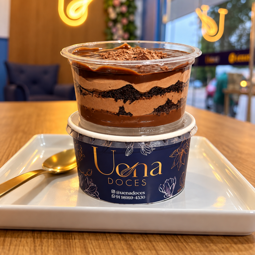 Torta no Pote de Chocolate