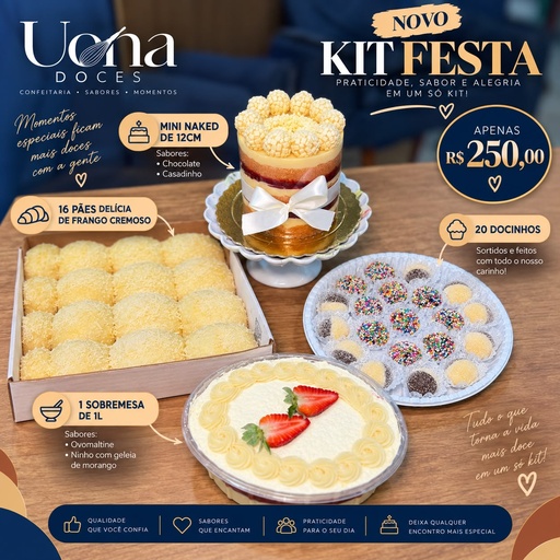 Kit Festa com Pães Delícia
